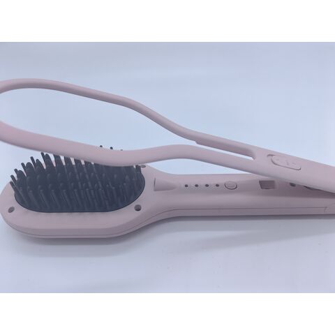 Atacado de fábrica OEM Controle de temperatura Alisador de cabelo elétrico Pentes elétricos para uso doméstico