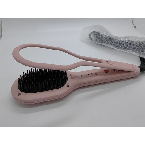 Atacado de fábrica OEM Controle de temperatura Alisador de cabelo elétrico Pentes elétricos para uso doméstico