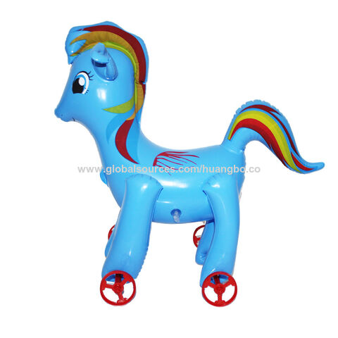 Aufblasbare Zugfiguren Spielzeug Großhandel Kinder Große Cartoon Stände Großhandel Sommerladung PVC Tierwagen Aufblasbare Tiere