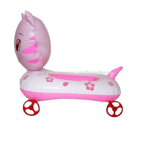 Aufblasbare Zugfiguren Spielzeug Großhandel Kinder Große Cartoon Stände Großhandel Sommerladung PVC Tierwagen Aufblasbare Tiere