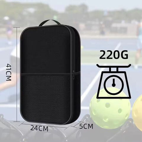 Bolsa Impermeável Portátil Ultraleve com Alça Ajustável para Raquete de Pickleball para Esportes ao Ar Livre