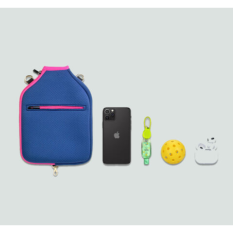 Bolsa Transversal Diagonal Esportiva com Borda de TPE, Núcleo de Colmeia, Raquete de Fibra de Carbono, Raquete de Pickleball de Fibra de Carbono Personalizada