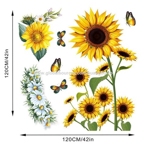 A variety of green plant wall stickers car stickers decorative stickers self-adhesive 3D three-dimensional wall paper living room