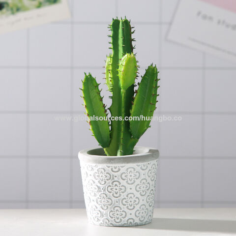 Nordic fake potted plants living room knick-knacks desktop green plant cactus flower imitation Novelty plants