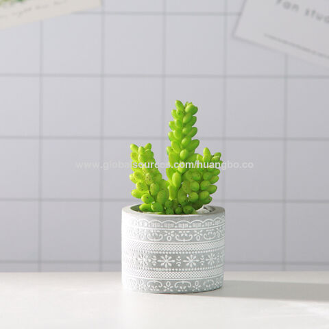 Nordic fake potted plants living room knick-knacks desktop green plant cactus flower imitation Novelty plants
