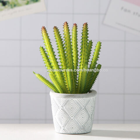 Nordic fake potted plants living room knick-knacks desktop green plant cactus flower imitation Novelty plants