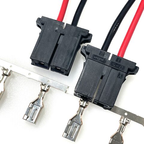 Arnés de cables conector Custom TE 353715-2 1-178128-4