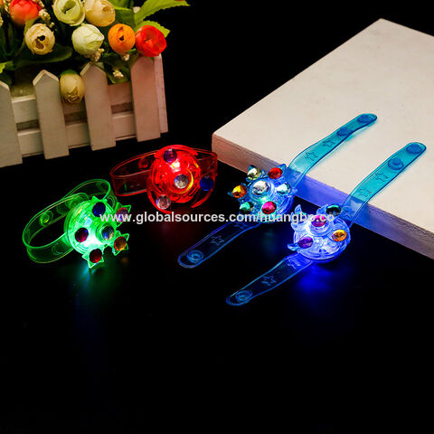 Cartoon light bracelet flash creative spinning gyroscope cross-border Amazon watch with stalls gifts