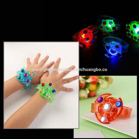 Cartoon light bracelet flash creative spinning gyroscope cross-border Amazon watch with stalls gifts