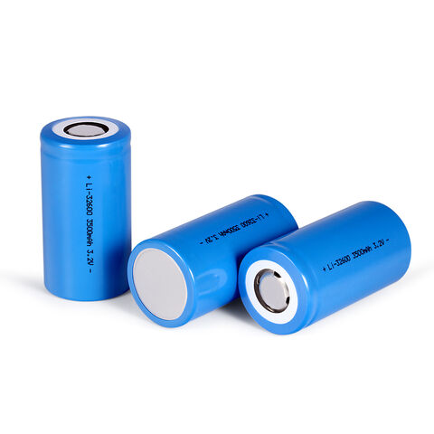 Hersteller 6000mAh Zylindrische 32600 3,2 V wiederauf ladbare LiFePO4 Batterie