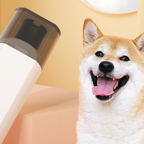 Amolador de Unhas para Cães Profissional Atualizado com Iluminação LED, 3 Velocidades, Recarregável - Cortador de Unhas para Animais de Estimação