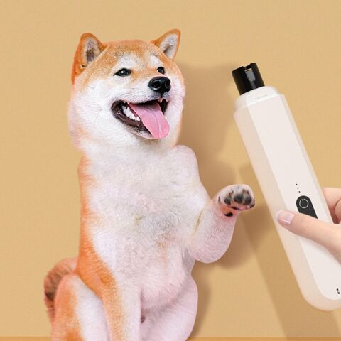 Amolador de Unhas para Cães Profissional Atualizado com Iluminação LED, 3 Velocidades, Recarregável - Cortador de Unhas para Animais de Estimação