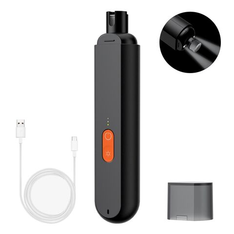 Amolador de Unhas para Cães Profissional Atualizado com Iluminação LED, 3 Velocidades, Recarregável - Cortador de Unhas para Animais de Estimação