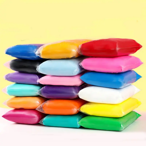 Argile et pâte à modeler en gros, sûre et non toxique pour enfants, argile de couleur pour l'école, 24 couleurs, 12 couleurs, ensemble de jouets pour élèves du primaire