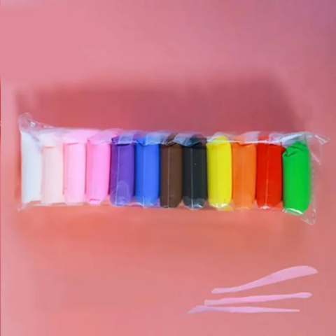 Argile et pâte à modeler en gros, sûre et non toxique pour enfants, argile de couleur pour l'école, 24 couleurs, 12 couleurs, ensemble de jouets pour élèves du primaire