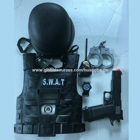 ألعاب رياض الأطفال، مجموعة بيت اللعب العسكري، معدات CS العسكرية، لعب الأدوار، مجموعة ألعاب الشرطة