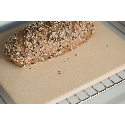 Piedra para pizza rectangular de cordierita cerámica para hornear y asar, piedra para pizza de alta calidad 2025