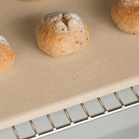Piedra para pizza rectangular de cordierita cerámica para hornear y asar, piedra para pizza de alta calidad 2025