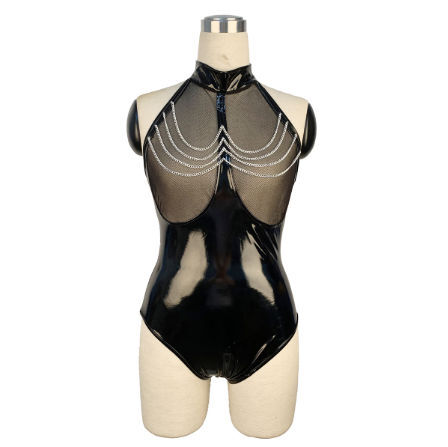 Women Sexy Mesh Lingerie Wetlook Leather Breast Bodysuit Stretch Pu Catsuit  Fetish Wear - Buy China Wholesale Women Sexy Lingerie $5.38 |  Globalsources.com