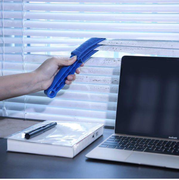 Window Blind Cleaner Duster Brush with 5 Microfiber Sleeves - Blind Cleaner Tools for Window Shutter supplier