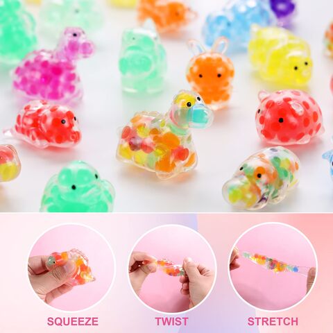 Mini Balles Anti-Stress Sensorielles avec Billes d'Eau Kawaii, Balles Anti-Stress à Offrir en Cadeau de Fin d'Année aux Étudiants