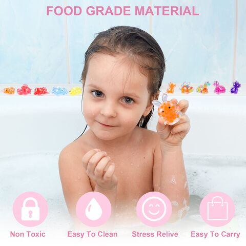 Mini Balles Anti-Stress Sensorielles avec Billes d'Eau Kawaii, Balles Anti-Stress à Offrir en Cadeau de Fin d'Année aux Étudiants