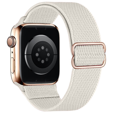 Bandas Elásticas de Nylon Ajustáveis, Pulseira de Nylon para Relógio, Pulseiras de Nylon para Smartwatch