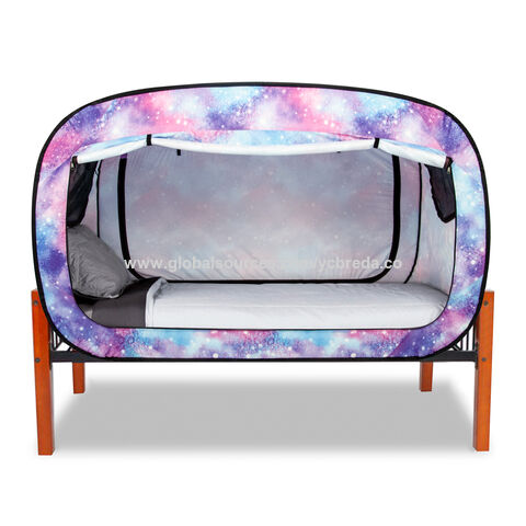 Cama Tent Twin Bed Canopy Tents Tienda de ensueño portátil para niños y adultos (Unicornio)