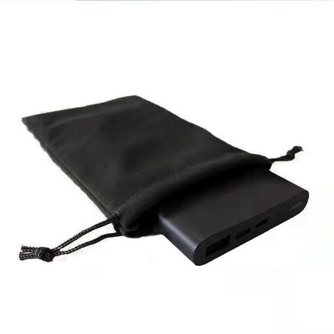10 unidades Sacos de Veludo com Cordão para Lembrancinhas de Casamento, Bolsas de Tecido de Veludo para Joias (Preto)