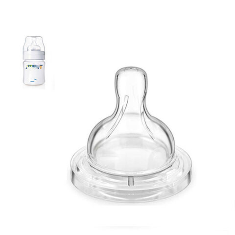 Tetina de Substituição Fluxo Natural Mamadeira Tetina Anti-Cólica Mamadeira Silicone