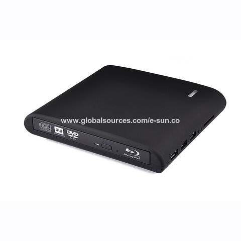 مشغل وسائط متعددة الوظائف نحيف محمول USB 2.0 خارجي Blu-ray DVDRW