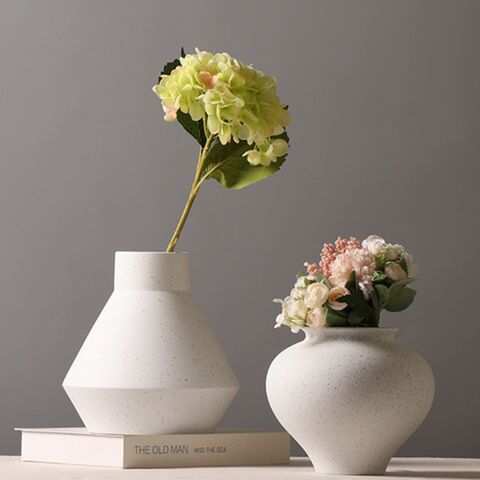 Vintage Terrakotta Vase Einzigartige Wohnkultur Keramik Nordische Töpferei Rustikale Dekoration dekorative Einmachgläser