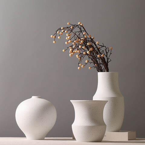 Vintage Terrakotta Vase Einzigartige Wohnkultur Keramik Nordische Töpferei Rustikale Dekoration dekorative Einmachgläser