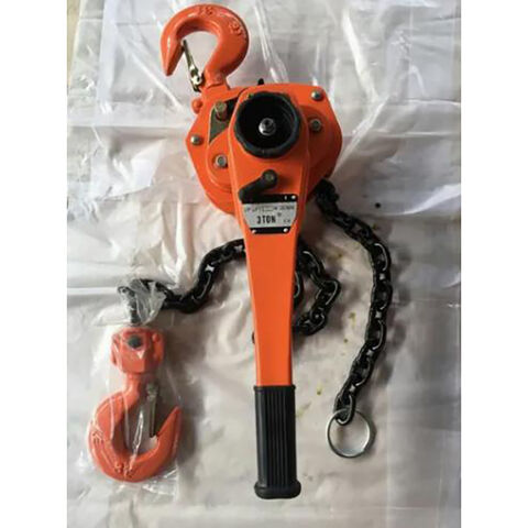 Polipasto de Cadena de 2 Toneladas con Palanca de Construcción - Bloque de Cadena para Elevación