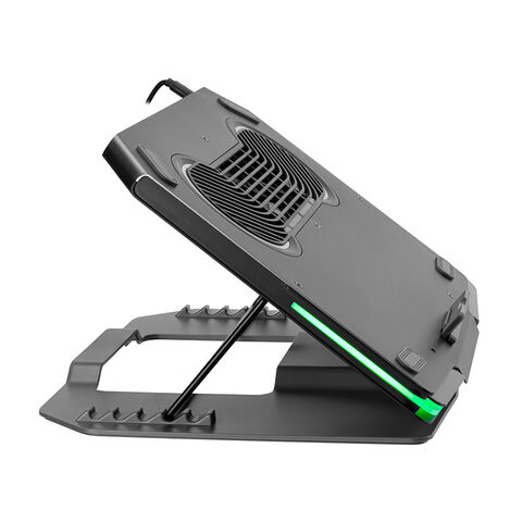 LCS02-1 Cooler RGB para Laptop com Ventoinha para Gaming, Notebook e Macbook Pro