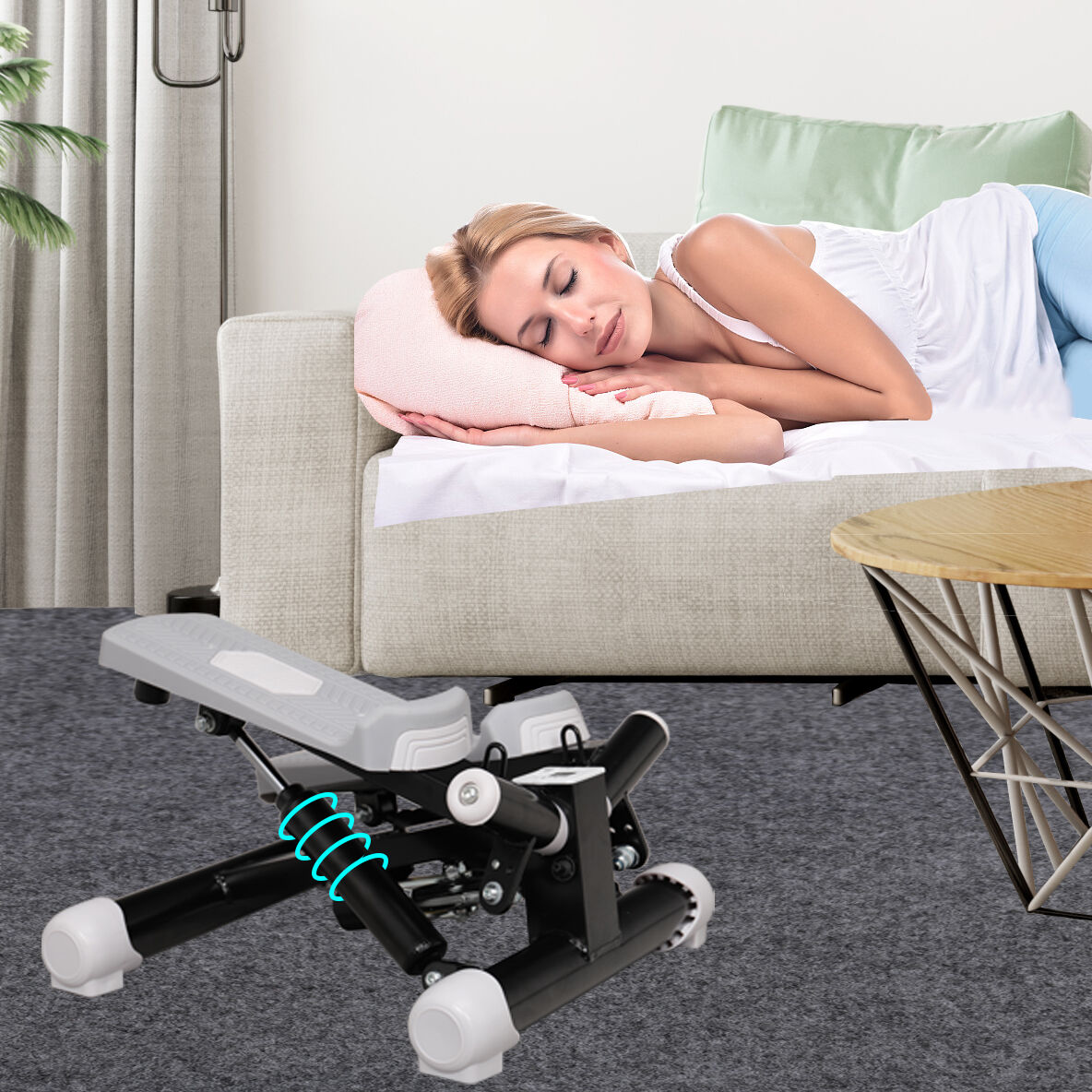 Todo Portable Fitness Exercise Stepper Leg Exerciser Pedal Indoor Mini ...