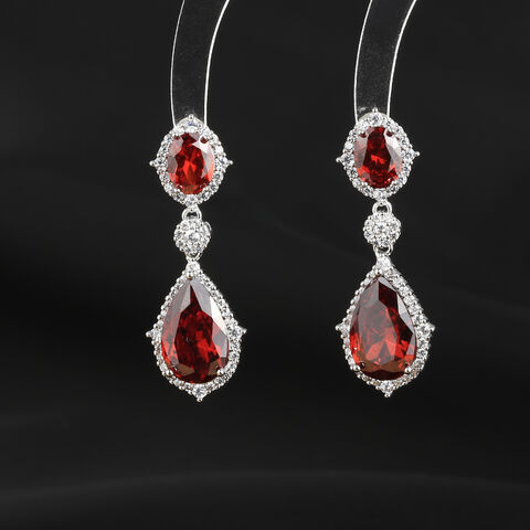 SISSLIA Brincos Longos de Noiva com Cristais Waterdrops Elegantes e da Moda para Mulheres, Brincos de Declaração para Casamentos, Acessórios de Joalheria
