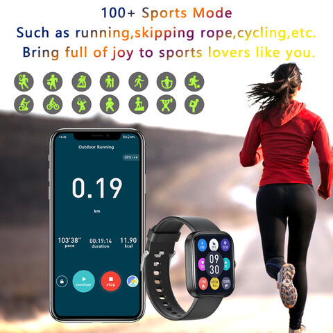 Smartwatch 2025 mit Bluetooth-Anruffunktion, Nachrichten-Push, Herzfrequenz-, Blutsauerstoff- und Blutdruckmessung – ideal für Sport und Gesundheit
