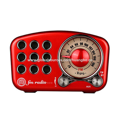 Nueva radio inalámbrica, altavoz pequeño, mini retro, electrónica creativa para exteriores