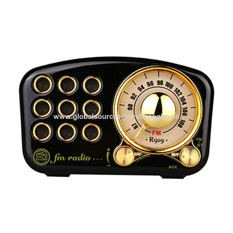 Nueva radio inalámbrica, altavoz pequeño, mini retro, electrónica creativa para exteriores