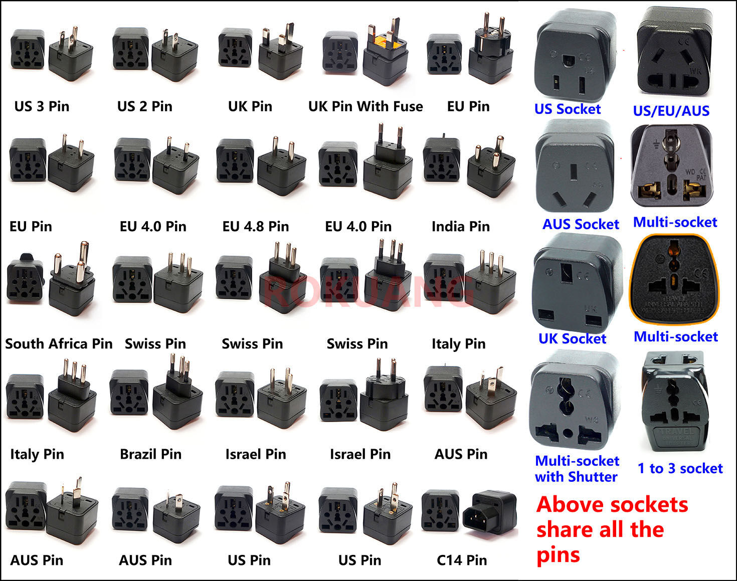 Factory Direct High Quality China Wholesale Wholsale Wdi-5 Multi-socket ...