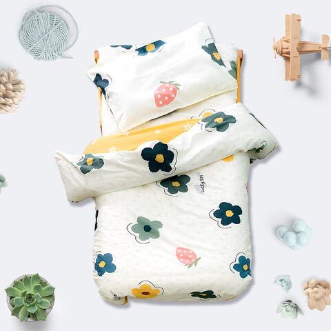 Conjunto de roupa de cama para berço para meninos e meninas, conjunto de roupa de cama macia para bebês, incluindo manta
