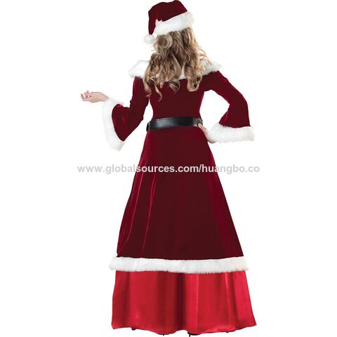 Weihnachtskostüm Verdicktes Weihnachtsmannkostüm Erwachsenen-Paarkostüm Party-Showkostüm Weihnachtskleid Damen Weihnachtskleid