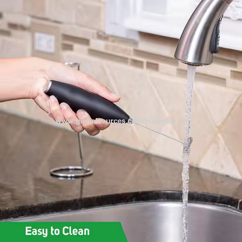 Batedor Elétrico de Leite com Suporte, Mini Batedor de Ovos Manual, Acessórios de Cozinha Profissionais