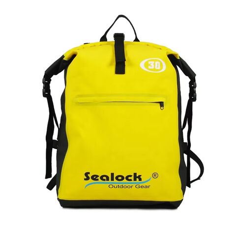 Mochila Amarilla Grande Multifuncional, Impermeable para Viajes y Deportes, con Compartimento para Portátil y Cremallera