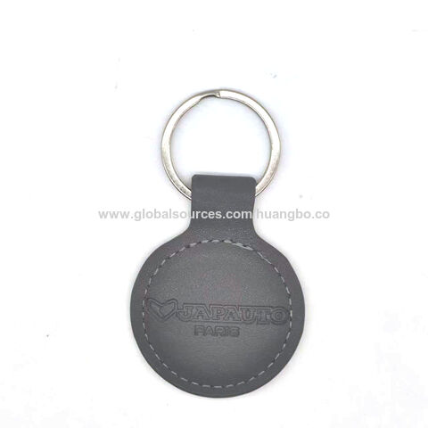 Werbegeschenke Leder Schlüsselanhänger Logo Design Muster Werbung Metall PU Auto Anhänger Leder Schlüsselanhänger
