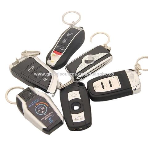 Isqueiro inflável à prova de vento com chave de carro direta, presente de personalidade criativa, ultraleve, presente de moda novo e estranho.