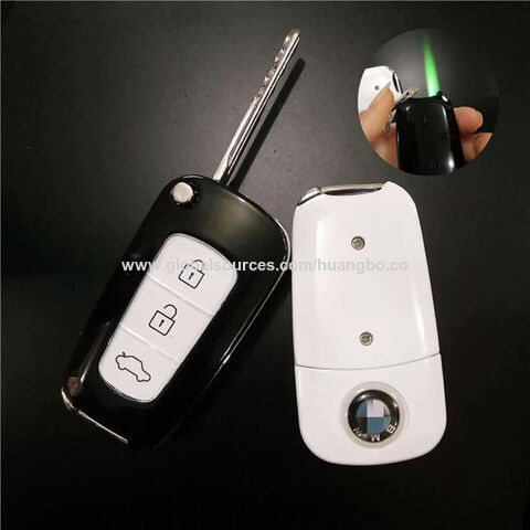 Isqueiro inflável à prova de vento com chave de carro direta, presente de personalidade criativa, ultraleve, presente de moda novo e estranho.