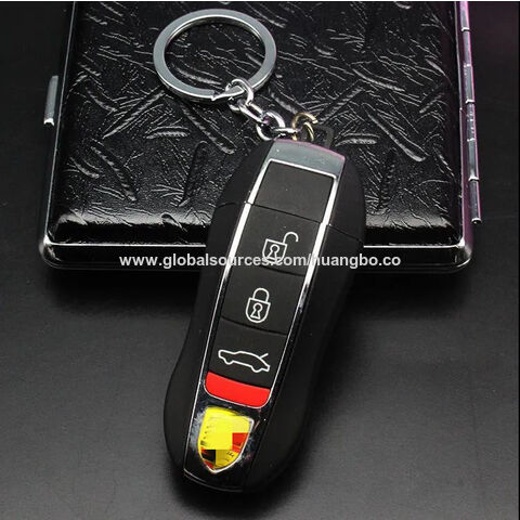 Isqueiro inflável à prova de vento com chave de carro direta, presente de personalidade criativa, ultraleve, presente de moda novo e estranho.
