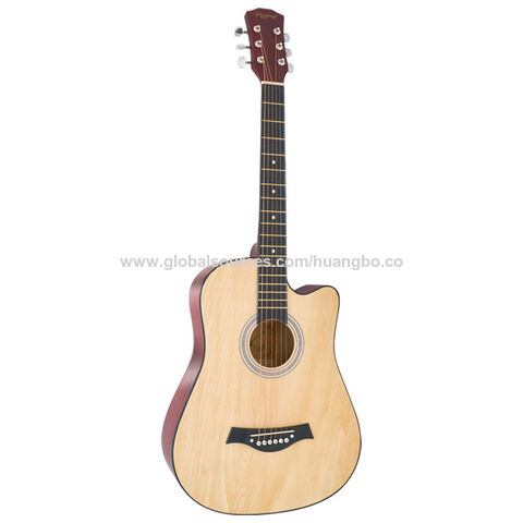 Guitarra folk de 38" para principiantes 41", práctica de guitarra, guitarra acústica, instrumento para principiantes